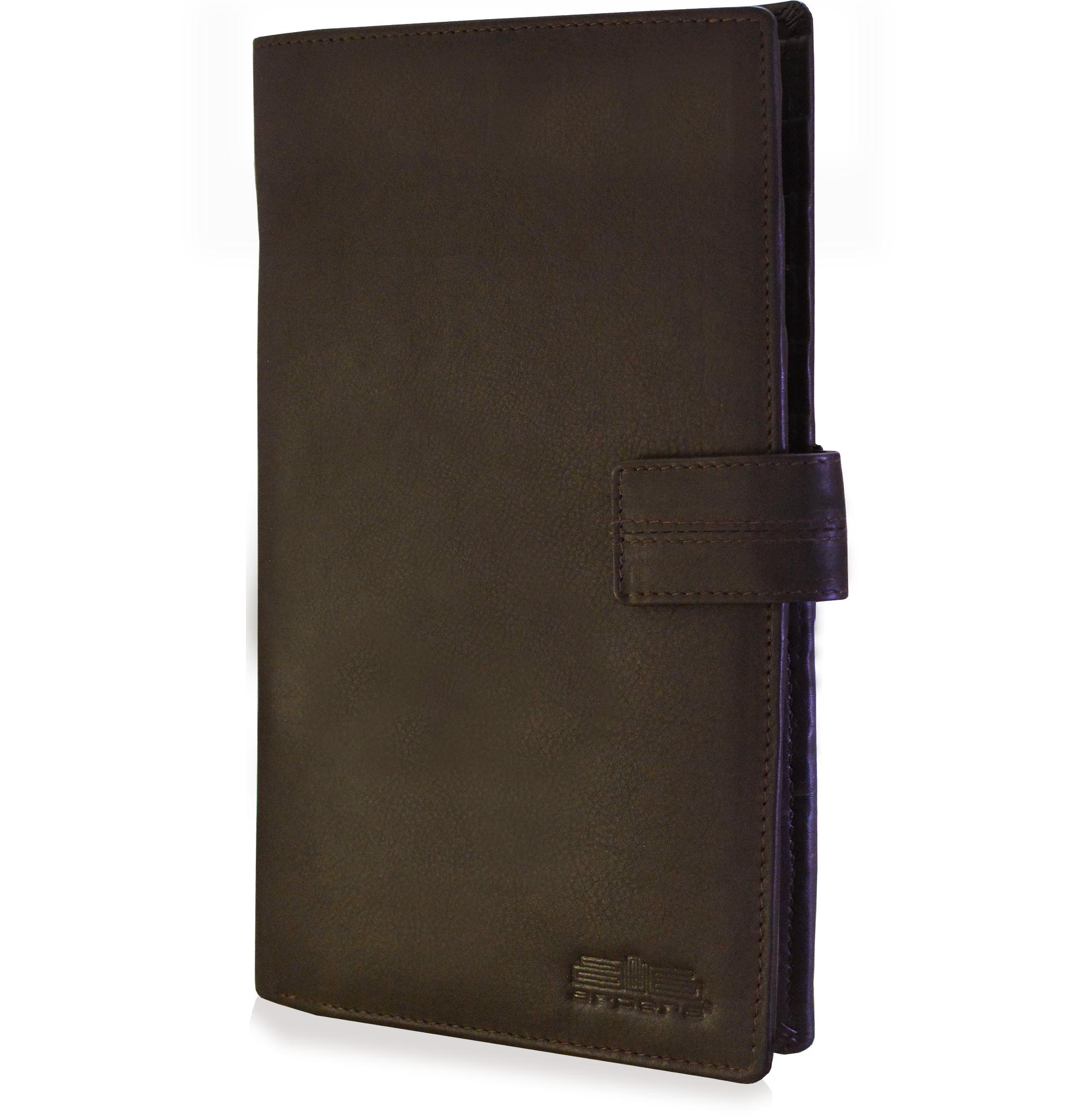 arpera genuine leather passport holder for 4 passports Brown C11589-2