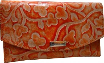 arpera | Leather Clutch | 88A-2C | Orange