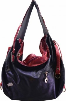 arpera |  Handbag | c11221-1 | Black/grey