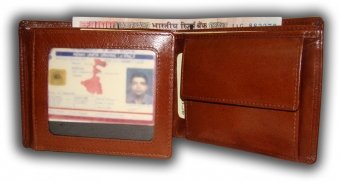 arpera |   Leather Mens Wallet | C11313-3 | Tan Brown