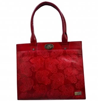 arpera | Leather Handbag | c11159-3 | Red