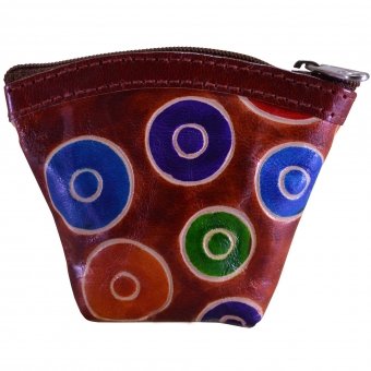 arpera bubble printed brown coin pouch C11405-2D