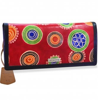  arpera carnival Genuine Leather ladies wallet|red|C11435-3B     