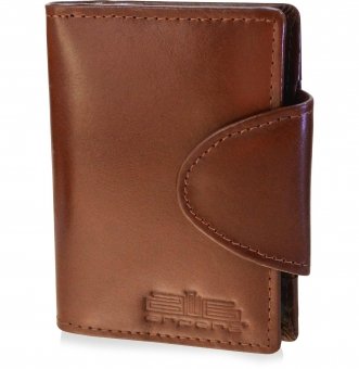 arpera Leather Card Holder C11426-21 Tan Brown