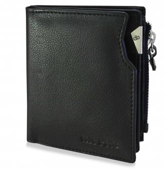 mypac cruise black Genuine Leather wallet with atm card holder for men  C11572-1