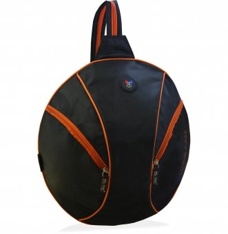 My Pac Ultra Trendy Sporty backpack gym bag for men black and orange C11586-1