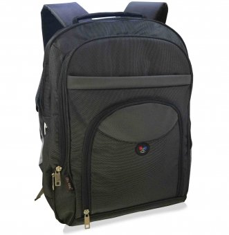 My Pac Ultra Trendy 17.3 inch Laptop backpack for men black  C11587-1