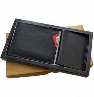 My pac leather Wallet and cardholder  gift Combo for men CB16037