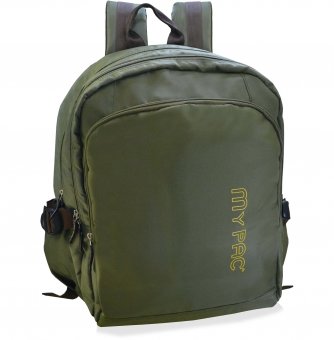 My Pac Ultra Trendy 15 inch Laptop backpack for men khaki  C11590-12